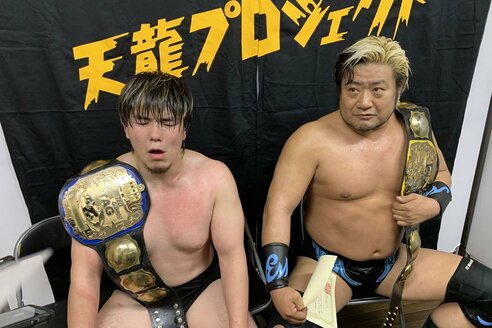 天龍プロジェクト】諏訪魔組がUNタッグV3「骨のあるやつがいれば