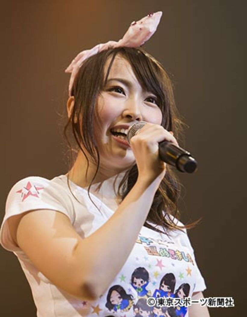 卒業を発表した島田　(C)NMB48