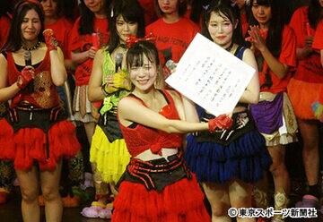  卒業ライブを行った立花あんな