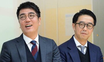  左から小木、矢作