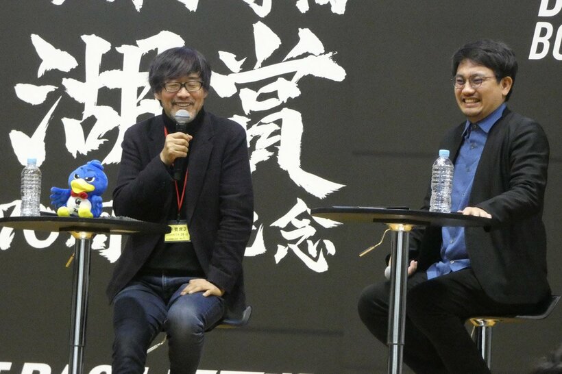 トークショーに登場した山崎貴監督（左）と岸田一晃プロデューサー