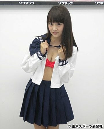 ＤＶＤの発売記念イベントを行った浜田翔子