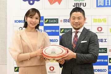 海渡未来アナウンサーと田中史朗氏