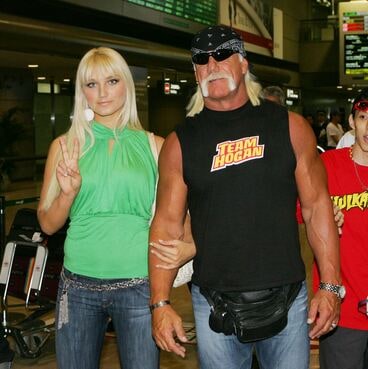 ハルク・ホーガンさんと娘のブルック(2007年)