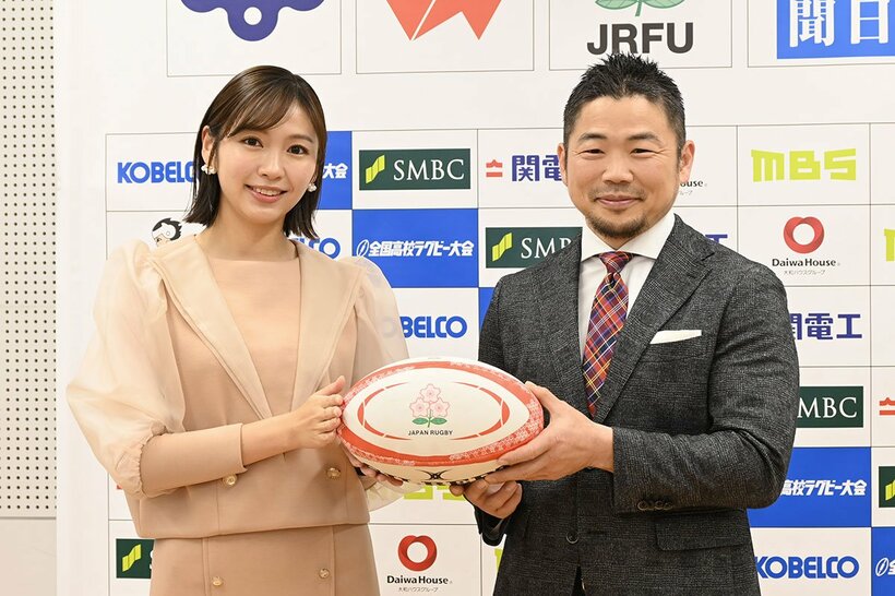 海渡未来アナウンサーと田中史朗氏
