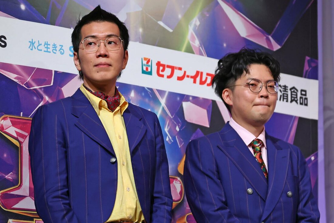 ヤーレンズの楢原真樹(左)と出井隼之介