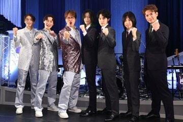 （左から）白川裕二郎、後上翔太、酒井一圭、サカイＪｒ．、 おヨネ、 ケンケン、 じん