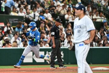 奈良間に2ランを浴びた平良