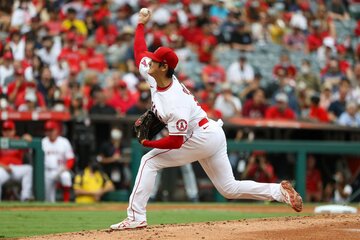  大谷翔平（ロイター＝USA TODAY Sports）