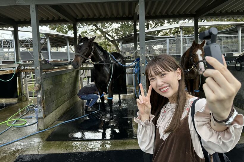 サクラセンターベア（左）と熊崎晴香