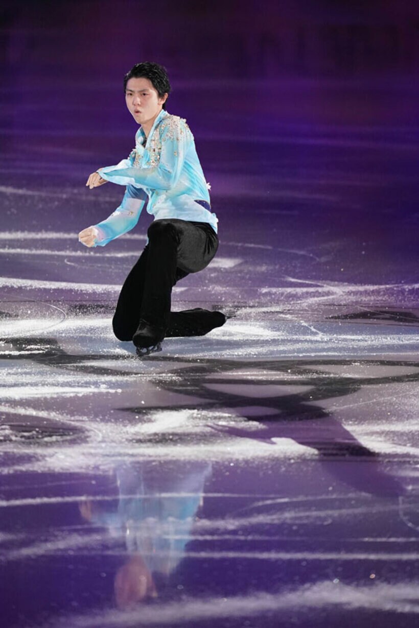  オープニングに登場した羽生結弦（代表撮影）