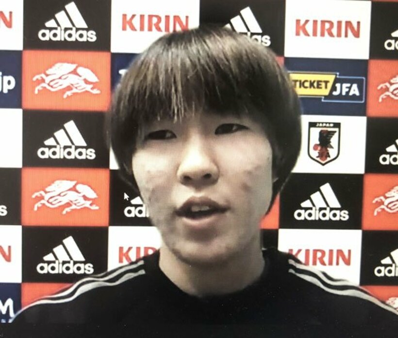  オンライン取材に応じたＭＦ遠藤純