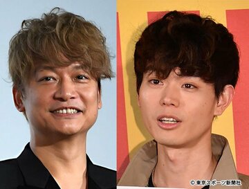  香取慎吾（左）と菅田将暉