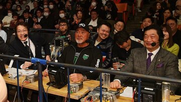 プロレス実況で名を馳せた菅谷大介アナ（2024年2月）