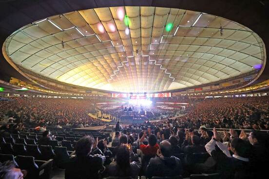 超満員札止めとなった新日本の１・４東京ドーム大会