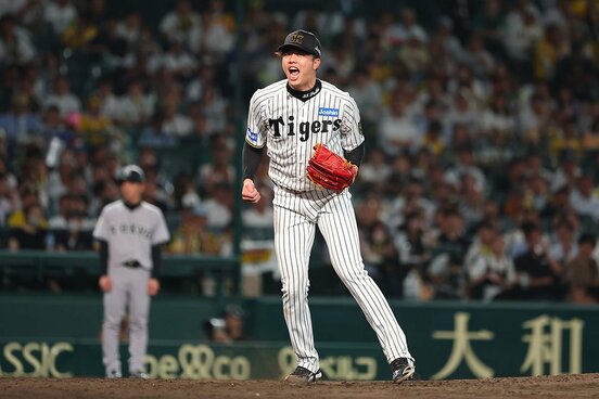 巨人相手に気迫の投球を見せた阪神・才木浩人