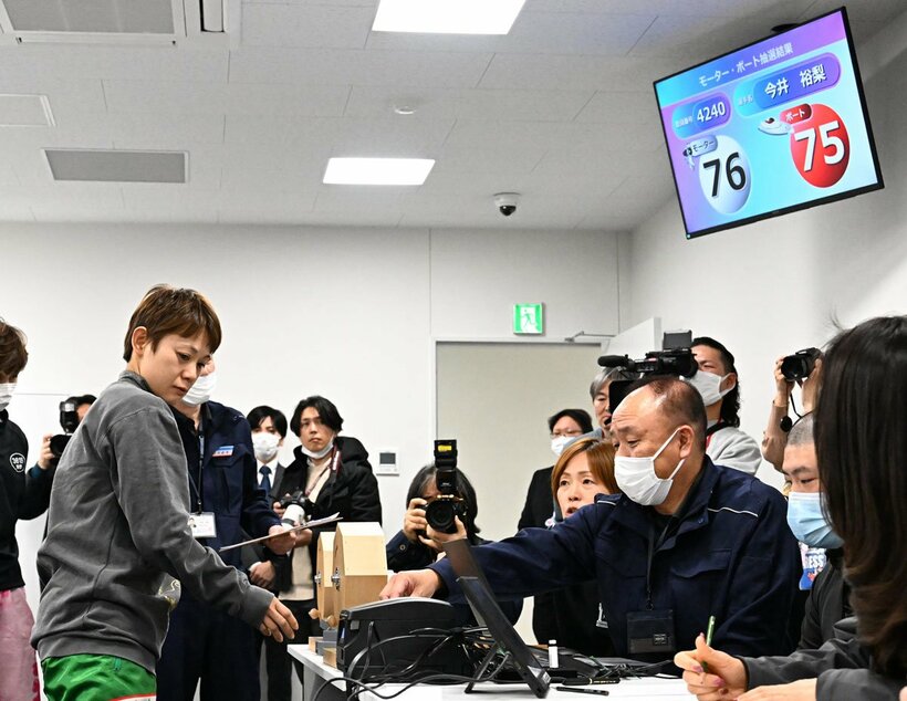 新抽選システムでエースエンジン７６号機をひいた今井裕梨