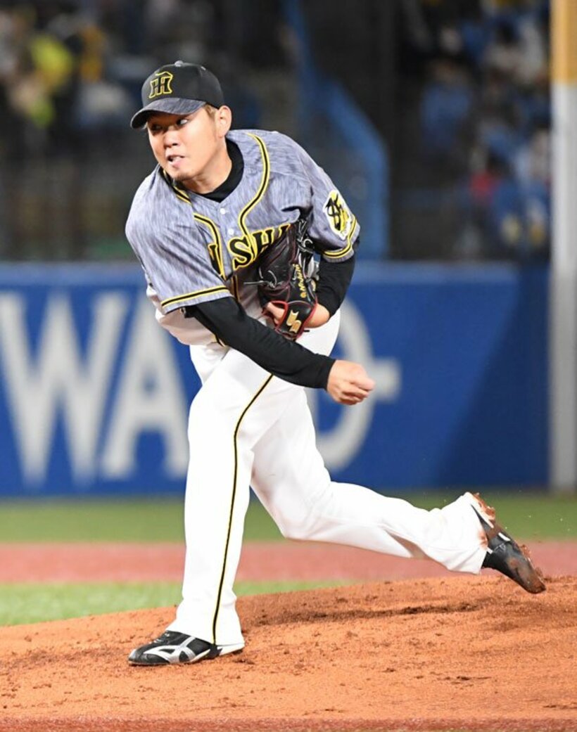  先発マウンドに上がった阪神・西勇輝