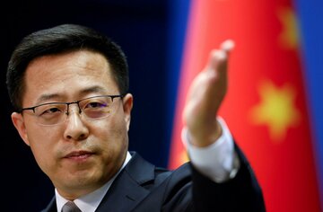  中国外務省の趙立堅副報道局長（ロイター）