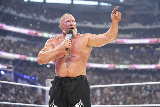 「サマースラム」でのブロック・レスナー(©WWE)