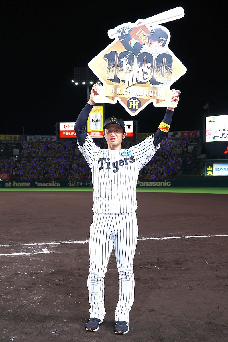写真：【阪神】近本光司 猛打賞で通算1000安打！「甲子園でみんなの前