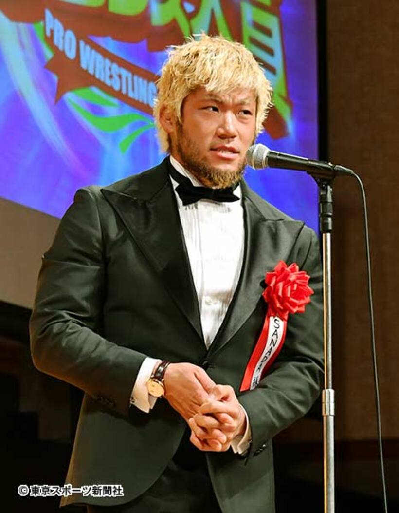  ベストバウトを受賞したSANADA