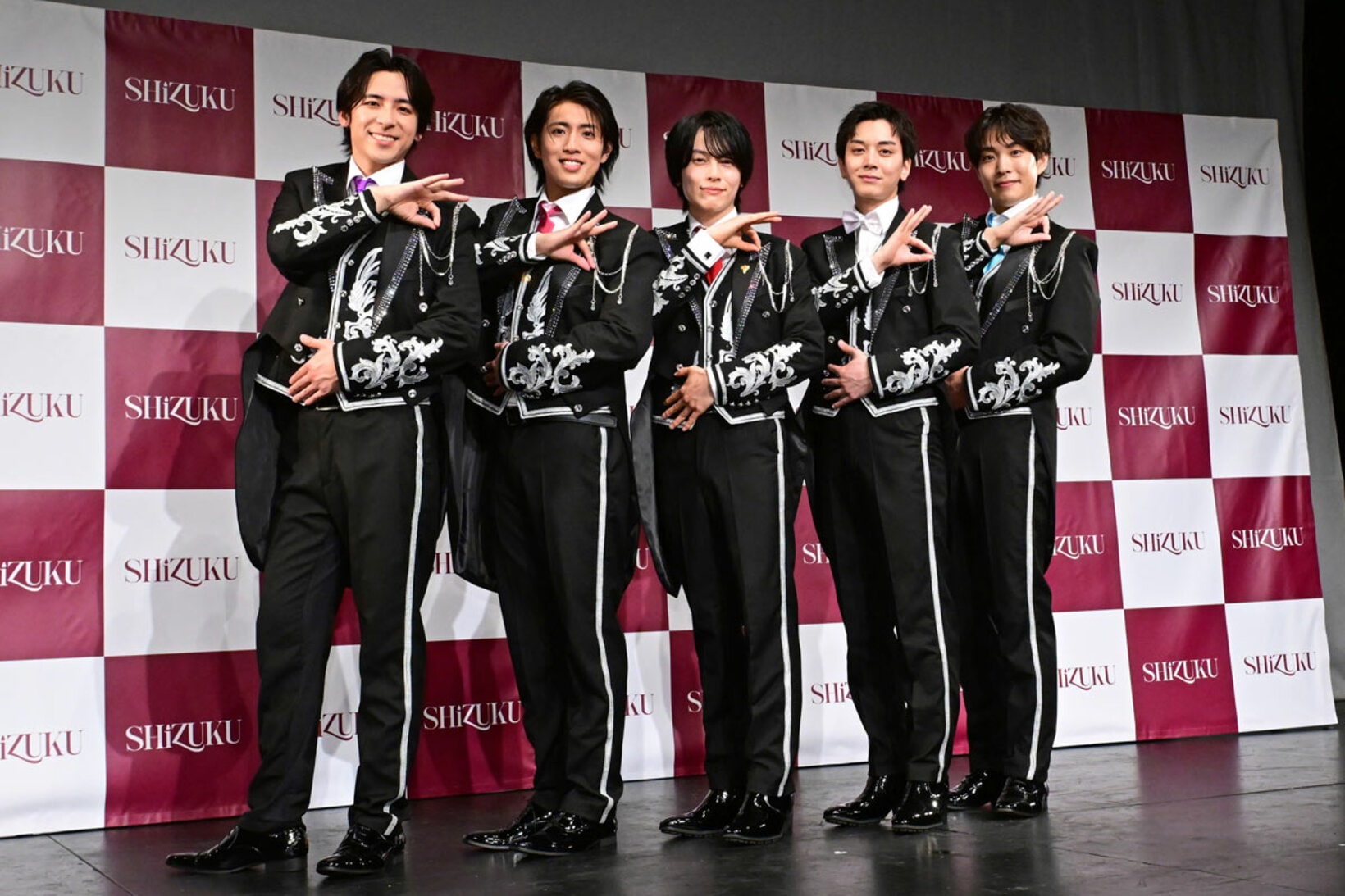 （左から）吉川卓人、真田煌生、石田知之、松田創太郎、門脇卓史