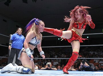 写真：【JTO】稲葉ともか 妹・あずさに敗れ王座陥落 事前告知の