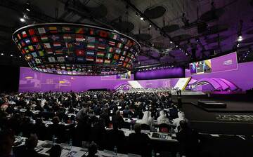  ３１日に開催されたＦＩＦＡ総会（ロイター）