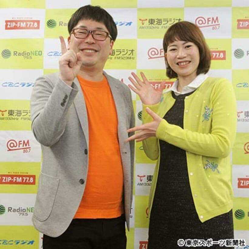  アニメ業界でブレークしているお笑いコンビ「天津」の向（左）