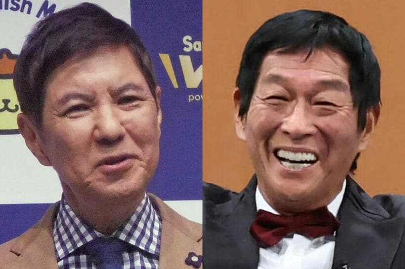 関根勤（左）と明石家さんま