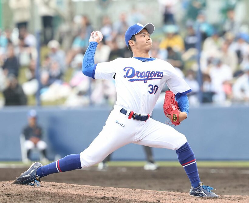 阪神とのオープン戦に登板した根尾昂