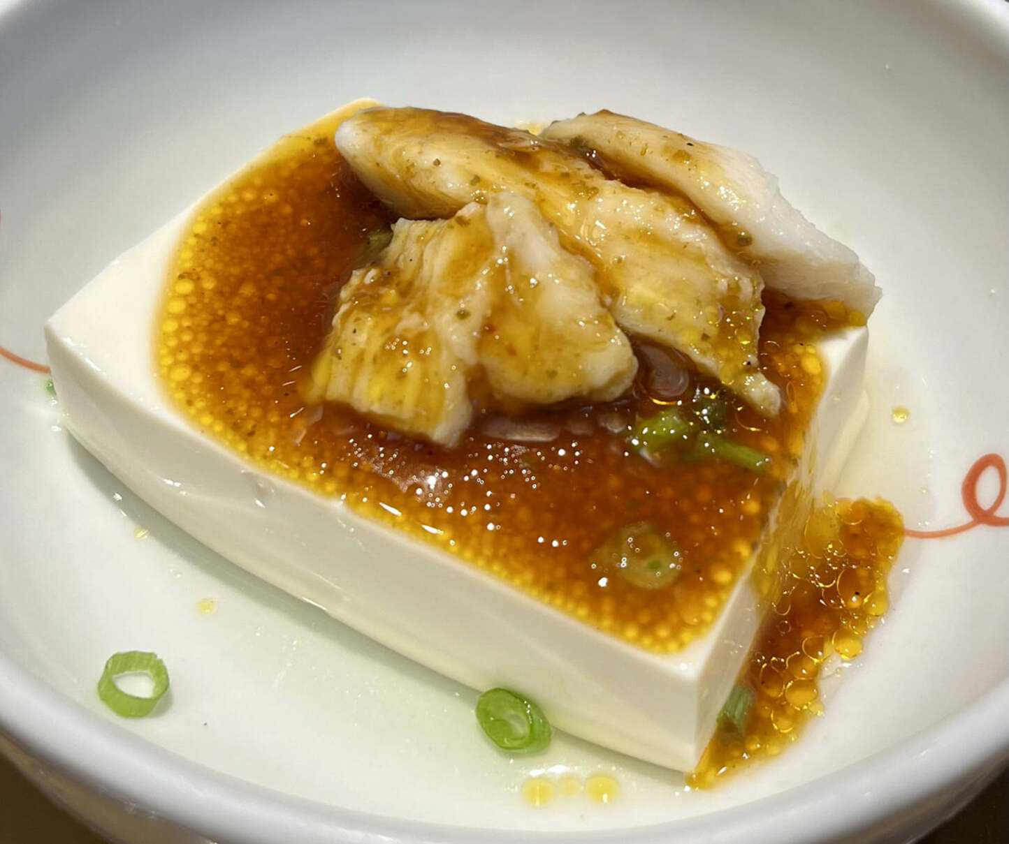 やよい軒「黒酢酢豚定食」のよだれ鶏風冷奴