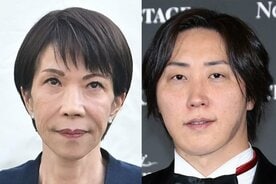 渦中の高市早苗首相（左）と溝口勇児氏 