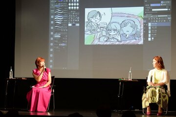 トークショーは初対面とは思えぬ盛り上がりに