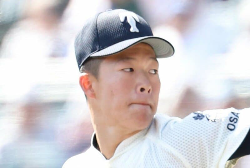 大阪桐蔭のエース吉岡貫介