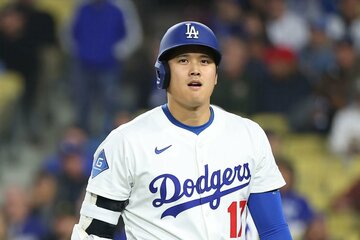 凡退した大谷（ロイター）