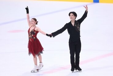 9月の木下グループ杯に出場した紀平梨花と西山真瑚
