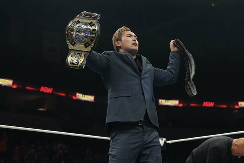 激レア1点のみ】オカダカズチカ フィギュア ゴールドVer AEW プロレス