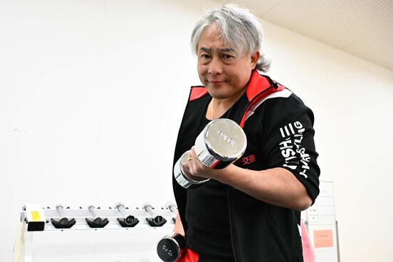 トレーニングするTAJIRI