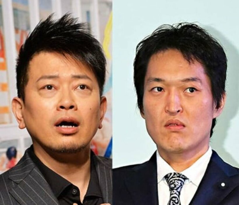  宮迫（左）と千原ジュニア
