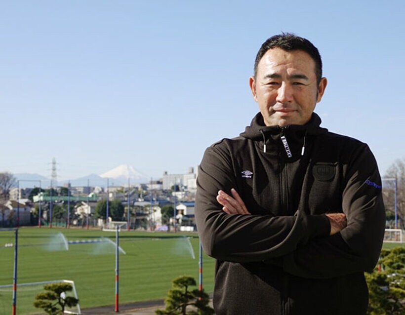  長谷川監督が新シーズンへの意欲を語った（ＦＣ東京提供）