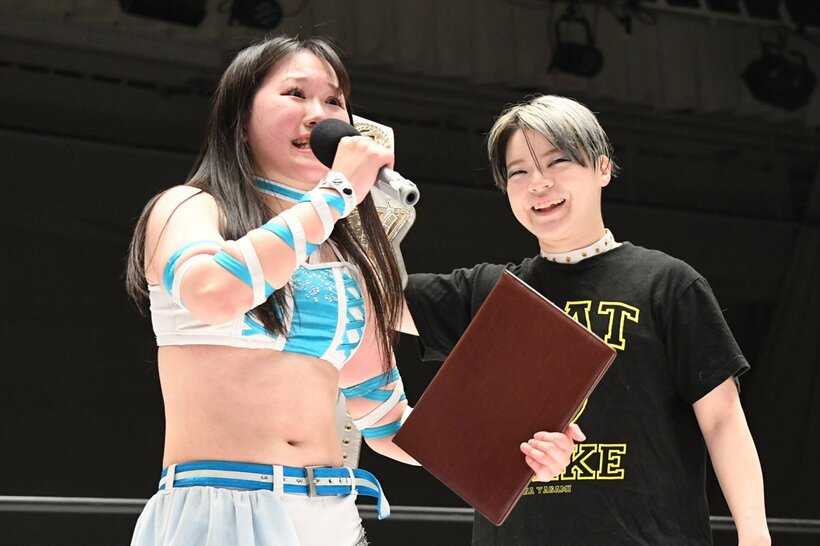八神蘭奈に挑戦表明した儛島エマ
