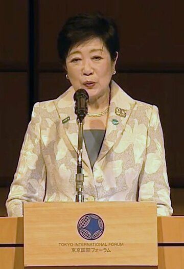  五輪開催をアピールした小池都知事
