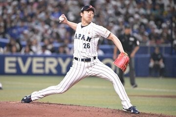 ４回から、侍の２番手として登板した種市篤暉