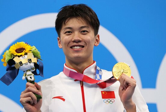 東京五輪で金メダルを獲得した汪順