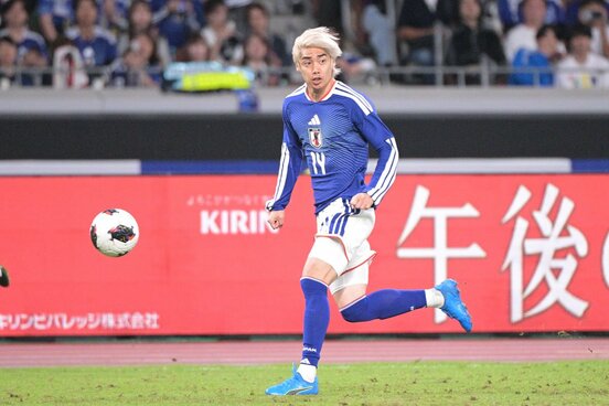 ニュージーランド戦は後半から途中出場したMF伊東純也