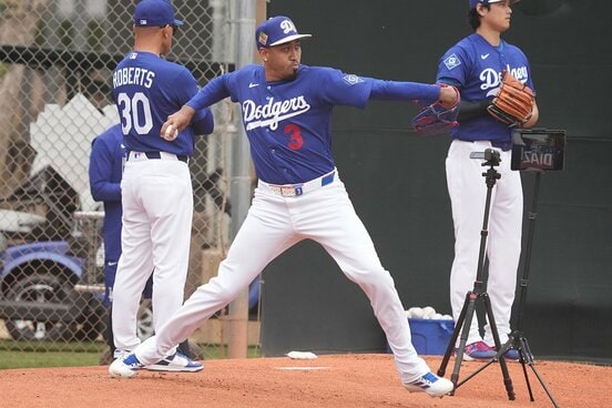 負傷者リスト入りの可能性も出てきたドジャースのディアス（ロイター）