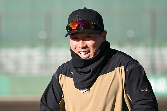 自主トレを公開した巨人・浅野翔吾