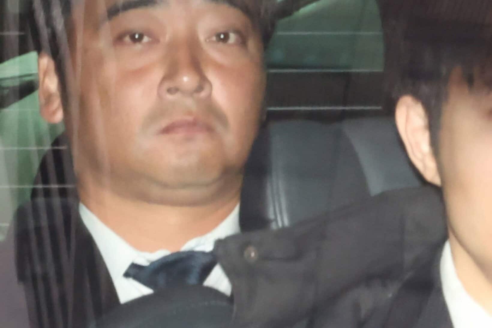 東京地裁に向かう斉藤慎二被告